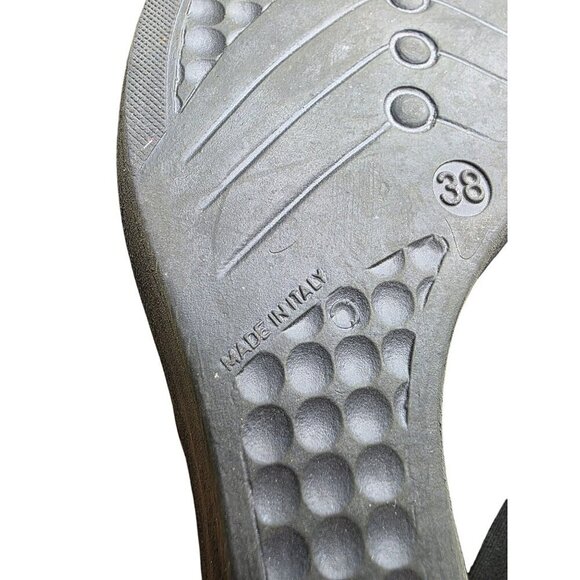 Bravo browns made in Italy leather women wedges shoes size 7.5 - Picture 14 of 14